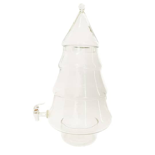 Hello Honey® 8qt. Clear Tree-Shaped Glass Beverage Dispenser